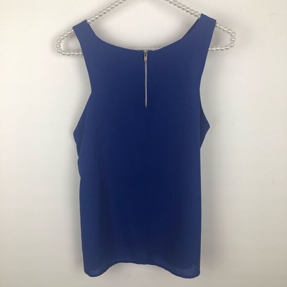 Paper Crane blue sleeveless top - Picture 4 of 8